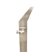 Poteau de verre trempé Clôture et matériel de garde-corps Base montée en acier inoxydable Clôture de piscine Balustre Rampes de garde-corps