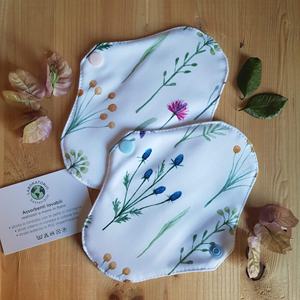 Assorbenti Igienici Lavabili Laboratorio Sostenibile Senza Ali, Assorbenza Regolare, Riutilizzabili, Ecologici, in Tessuto, Made in Italy - Product Image 1