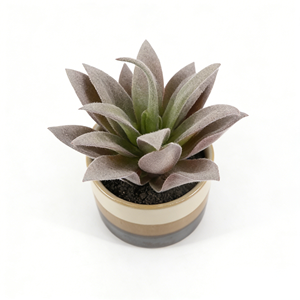 Pianta Artificiale di Agave con Vaso in Ceramica, Finta Agave Succulenta Realistica per Decorazione di Interni ed Esterni in Spazi Ristretti - Product Image 2