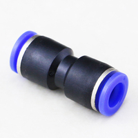 PU série 4mm 6mm 8mm 10mm 12mm 14mm 16mm pneumatique rapide droit à travers les connecteurs de tuyau raccord égal