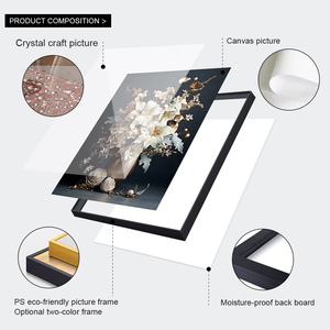 Peintures murales romantiques et colorées en gros pour salon, décorations de luxe pour <span class=keywords><strong>la</strong></span> maison, peintures en porcelaine cristalline - Product Image 4