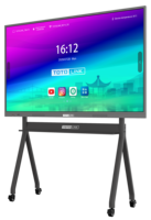 Tableau numérique interactif pour salle de classe, 75 pouces, système d'exploitation Android 14, résolution 4K, qualité tactile 40 points, vente chaude