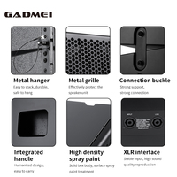 MORIN LA-4.2 Enceintes subwoofer toutes alimentées au néodyme 2000w mini système de son actif pour l'ensemble de haut-parleurs de réseau de ligne d'église