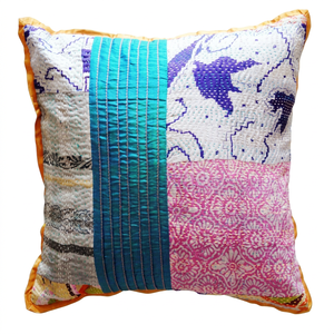 Fundas de almohada acolchadas decorativas kantha - Product Image 1
