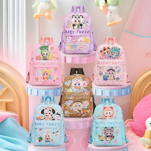 BoTu Kawaii Baby tre zaino Cartoon scuola materna zainetto per bambini di 3-6 anni Casual ragazzi ragazze borsa a scuola - Product Image 4