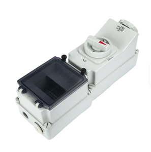 Prise étanche IP67, prise européenne avec verrouillage double et rail de guidage standard DIN - Product Image 4