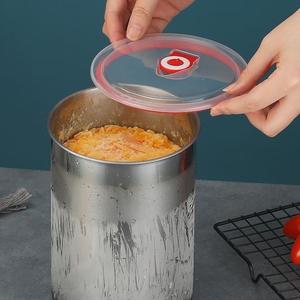 Récipient de stockage de café de qualité supérieure, 2,5 litres, hermétique, qualité alimentaire, seau à glace droit, design classique, acier inoxydable 304 - Product Image 3