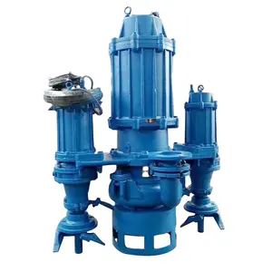 海河疏浚离心泵机中国带搅拌器的液压潜水渣浆泵