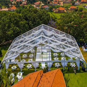 Tente de réception haut de gamme quatre saisons <span class=keywords><strong>en</strong></span> PVC avec cadre <span class=keywords><strong>en</strong></span> aluminium incurvé au design élégant pour événements - Product Image 4