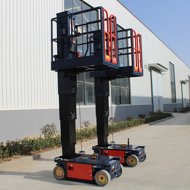 Portable Electric Man Lift Platform High Safety for Shopping Mall and Office Maintenance