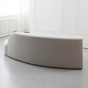 Divano Angolare Curvo in Velluto Stile Italiano di Lusso Leggero, Modulare e Minimalista, con Spugna ad Alta Densità e Telaio in Legno per <span class=keywords><strong>Soggiorno</strong></span> - Product Image 6