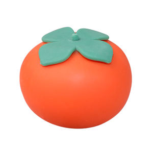 Juguete de simulación 3D súper elástico de frutas y verduras, juguete blandito de caqui para niños, niñas y adultos de 5 a 7 años - Product Image 5