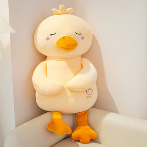 Peluche de Pato Súper Suave para Abrazar, Decoración del Hogar, Alivio del Estrés, Almohada para Dormir, Compañero Cálido - Product Image 6