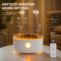Diffuseur de parfum automatique USB créatif en forme de volcan, humidificateur silencieux à ultrasons à brume froide pour la maison