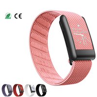 FORWELLENY Bracelets de montre en silicone à motif horloge imprimé en nylon, en stock, pour Whoop 5.0/MG Sport, bracelets de remplacement pour hommes et femmes