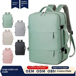 Factory Unisex Oxford Breathable Large-capacity Travel Pack with Air Cushion <b>Straps</b> and Logo Printing for Business Trip - Product Image 2
