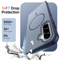 Coque Populaire au Toucher Agréable pour Samsung Galaxy A17 A16 A27 A36, Coque Arrière Rigide en PC Mat Magnétique