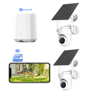 Kit de Cámara Solar 4K con Zoom Digital 8X y Batería de 5200mAh, Sistema de Cámara de Seguridad para Exteriores HomeBase, Compatible con <span class=keywords><strong>Alexa</strong></span> y Google Voice - Product Image 1