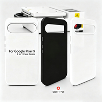 Coque de sublimation 3D vierge pour Google Pixel 10 9 9 Pro 8 8 Pro 7 7A – Impression DIY par transfert thermique – Coque arrière robuste pour téléphone portable