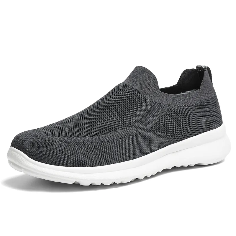 Latest new arrival high quality knit men official shoes slip on casual zapatillas deportiva mujer runner walking loafer