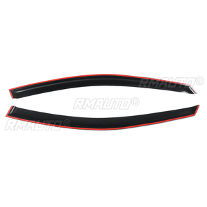 4 déflecteurs de vent pour vitres de voiture, pare-soleil teintés, protection contre la pluie, déflecteurs d'aération pour VW Golf 7ème génération MK7 MK7.5 2013-2020 - Product Image 5