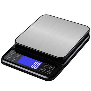 Fabrik-F&E Maßgefertigte Edelstahl Dr.Heng DH-406 Batterie 0,1g Hohe Kapazität 15kg/1g Digitale LCD-Anzeige Lebensmittel-Küchenwaage - Product Image 2