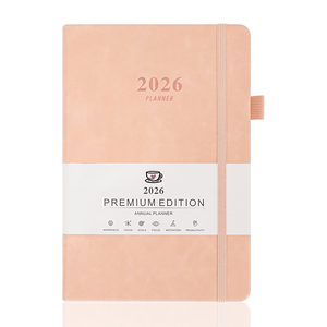 Cahier de bureau en cuir PU à couverture souple de qualité supérieure paquet cadeau personnalisé comprenant un ensemble de stylos et un emballage personnalisé - Product Image 3