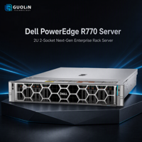 Serveur rack Dell PowerEdge R770 2U, double processeur Intel Xeon 6, DDR5, PCIe 5.0, serveur cloud de calcul pour centre de données d'entreprise haute densité