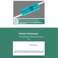 Inhalateur nasal portable commercial avec tube à hydrogène, concentration de 99,99 %, boîtier en plastique, utilisation en extérieur