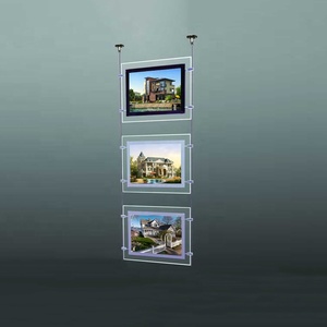 Caja de luz con marco de aluminio A4/A3/A2 de doble cara, escaparate de agente inmobiliario con forma de rectángulo de bolsillo - Product Image 5