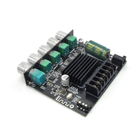 Carte d'amplificateur de puissance numérique BT 2.1 canaux 50WX2 + 100W amplificateur stéréo Audio de puissance accessoire d'amplificateur de caisson de basses Portable