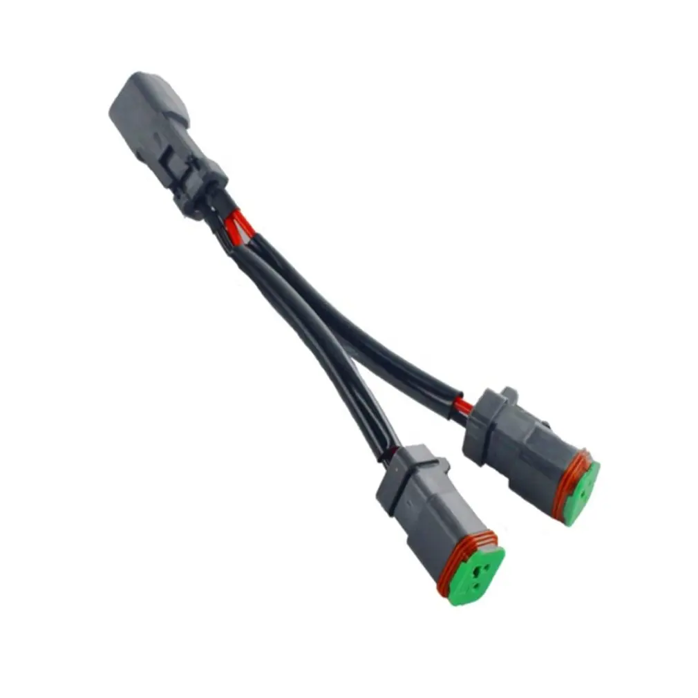 Y 자형 이중 출력 도이치 DT DTP 어댑터 커넥터 스플리터 LED 포드 조명과 호환 LED 라이트 바 작업 램프