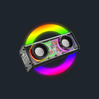 Haute qualité Oneday AE05 lumière multicolore LED Double son Mecha Blue Tooth Speaker étanche sans fil Blue Tooth Speaker