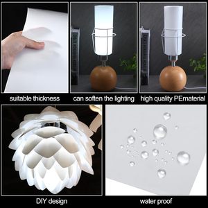 แผ่นพลาสติก PE โปร่งแสงแบบยืดหยุ่น แผ่นพลาสติกโพลีเอทิลีนโปร่งแสงสำหรับงานศิลปะ DIY งานฝีมือ และงานตัดแบบซิลลูเอท - Product Image 3