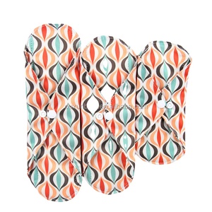 Serviettes hygiéniques lavables et réutilisables au charbon de bambou, serviettes hygiéniques douces en tissu pour maman, serviettes menstruelles, produit d'hygiène <span class=keywords><strong>féminine</strong></span> - Product Image 1