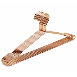 Appendiabiti <span class=keywords><strong>in</strong></span> <span class=keywords><strong>Metallo</strong></span> Oro Rosa Lucido, Resistenti e Durevoli, <span class=keywords><strong>per</strong></span> Vestiti - Product Image 1