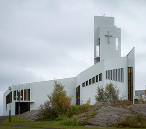 Cina manifattura Design prefabbricato in acciaio costruzione di edifici prefabbricati chiesa sala cappella portatile per la vendita - Product Image 2