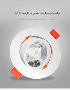 LED Spotlight COB <b>Downlight</b> Adjustable Project Showroom Home Anti Glare Spot Light LED Recessed <b>Downlight</b> Spotlight - Product Image 5