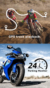 GAYINTT 1080P <strong>5</strong> Inch Motorcycle Carplay Android Auto <strong>GPS</strong> <strong>Navigation</strong> Monitor <strong>with</strong> BT TPMS Dash Cam DVR <strong>Camera</strong> Recorder Wifi - Product Image 5