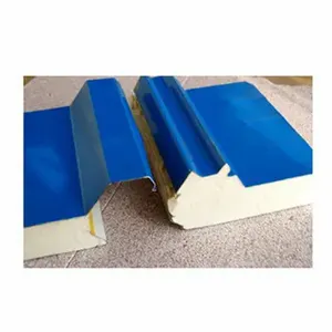 Double color steel stainless steel polyurethane interior and exterior insulation roofing board