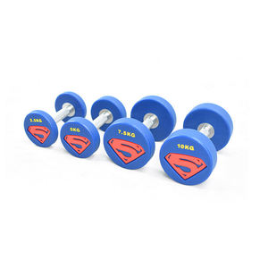 Juego de mancuernas profesionales con temática de <span class=keywords><strong>Superman</strong></span> 3lb 20lb 150lb con estante de almacenamiento para entrenamiento de gimnasio en casa - Product Image 2
