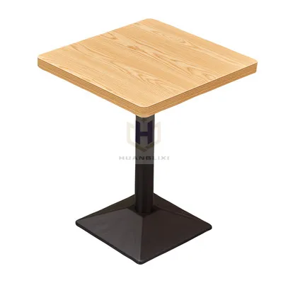 Meja makan kayu dan kursi meja makan Set furnitur kayu restoran