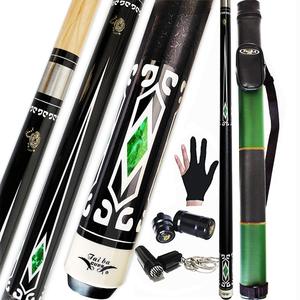 Queue de billard Tai Ba en 2 parties, 58 pouces, en érable canadien professionnel (21 oz), disponible en bleu, noir, rouge, gris ou vert - Product Image 2