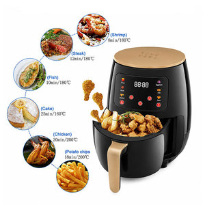 <span class=keywords><strong>Freidora</strong></span> de <span class=keywords><strong>Aire</strong></span> Digital Inteligente de 6 Litros con Pantalla Táctil, Horno Eléctrico Multifuncional para Cocinar y Hornear en Casa, <span class=keywords><strong>Freidora</strong></span> de <span class=keywords><strong>Aire</strong></span> de Plástico - Product Image 4