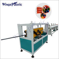 Ligne de production de conduits électriques en PE, ligne de production de micro-conduits en PE, machine de fabrication de conduits optiques en spirale en PE