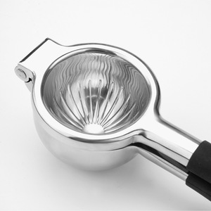 Premium kalite ağır 304 çelik narenciye basın sıkacağı manuel paslanmaz çelik katı Metal kase meyve sebze aracı - Product Image 3