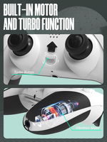 Control Inalámbrico para Juegos Data Frog, Joystick para PS4/PS4 Pro/PS4 Slim y PC, Óptimo para Consolas de Juegos