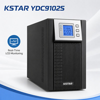 Kstar YDC9102S 2000VA/1800W, onduleur standard, écran LCD/LED double affichage, fonction de protection de charge de la batterie, pour les foyers.