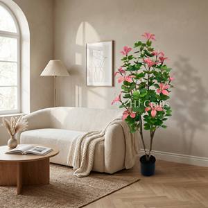 Árbol <span class=keywords><strong>de</strong></span> Orquídea Artificial Estilo Hong Kong <span class=keywords><strong>de</strong></span> 1.2m, Color Rosa, con Flor <span class=keywords><strong>de</strong></span> Bauhinia, en Maceta, para Decoración <span class=keywords><strong>de</strong></span> Bodas, Fiestas, Hoteles, Jardines y Patios - Product Image 4