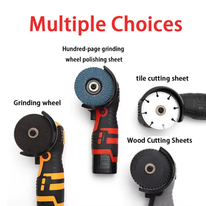 Kotak warna elektrik tanpa kabel, peralatan listrik portabel dapat diisi daya Mini 16.8V sudut penggiling tahan lama - Product Image 2